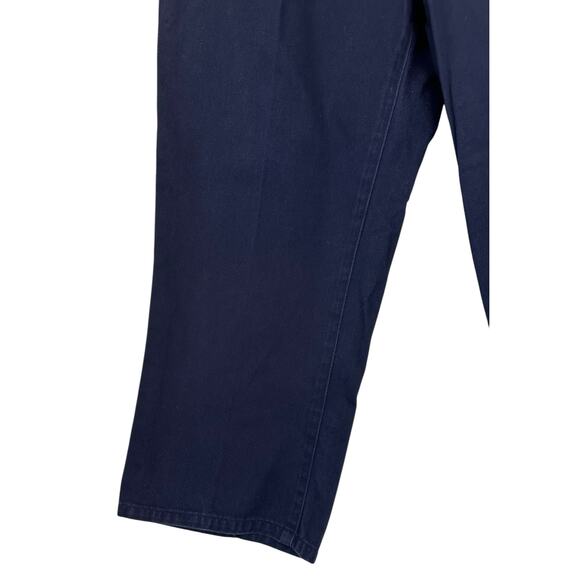 2/$15 Ralph Lauren Jeans Classic Fit Twill Capri Navy Blue High Waist Size 8 - Picture 4 of 9